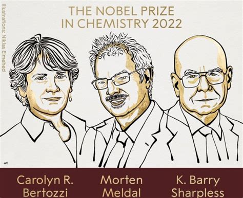 Three Scientists Develop Click Bioorthogonal Chemistry Receive Nobel Prize In Chemistry