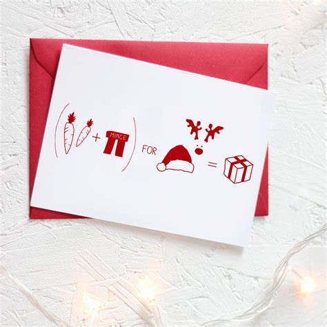 Christmas Formula For Presents Card Packs By Newton And The Apple