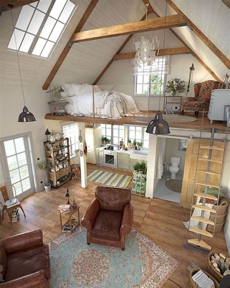 Cozy Attic Loft Bedroom Design And Decor Ideas 23