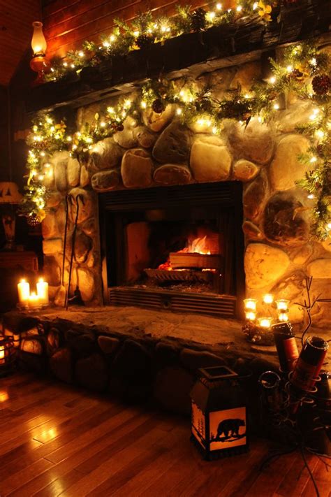 Romantic Setting With Fireplace And Candles Is Just Right