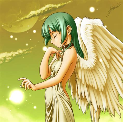 Dibujos Chicas Animes Con Alas ángeles Y Demonios Blog De Imágenes