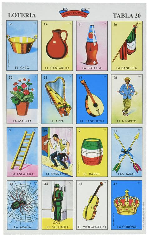 Chalupa Bingo Cards