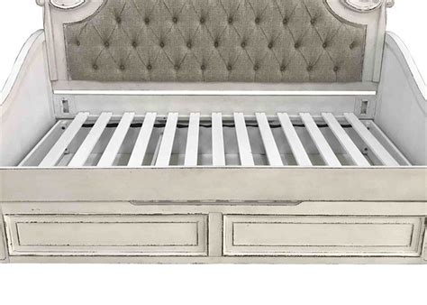 Magnolia Manor Twin Daybed In Antique White Finish By Liberty Furniture