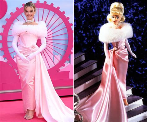 Margot Robbies Barbie Pink Carpet Style See Every Doll Inspired Look