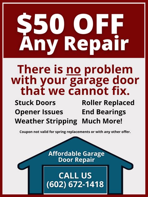 Peoria Az Garage Door Opener Installation Repair