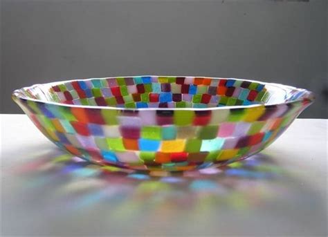Kurumi Conley Stunning Fused Glass Bowl Fused Glass Bowl Fused