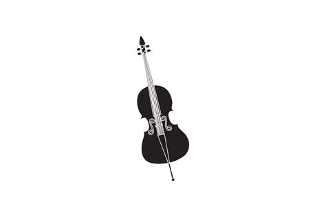 Music Instrument Cello Solid Icon Graphic By Goodmantisid · Creative