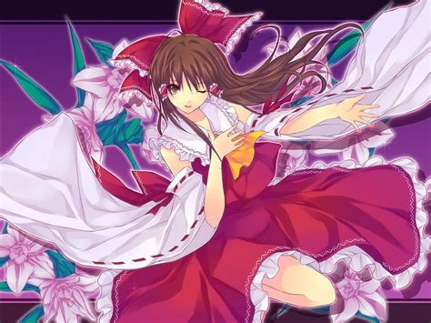 720p Free Download Hakurei Reimu Red Dress Anime Touhou Hot