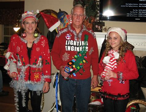 Curb Alert Tacky Sweater Christmas Party