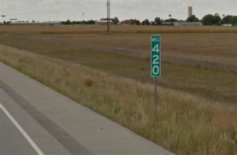 Cdot Has Actually Replaced Mile Marker 420 With 41999