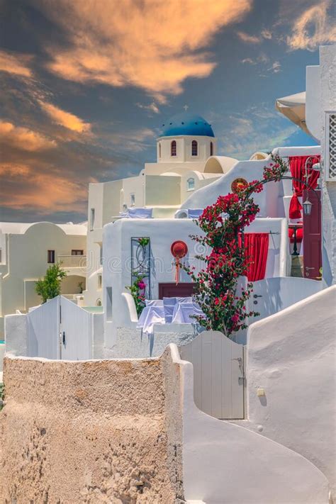 Traditional Architecture In Santorini Greece Stock Photo Image Of