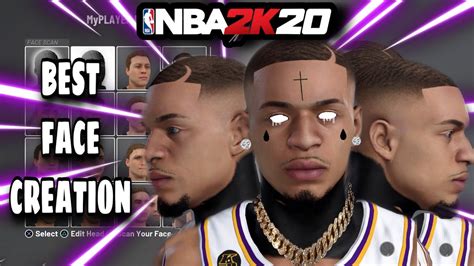 New Drippy Face Creation Tutorial In Nba 2k20 Comp