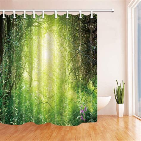 Bpbop Beautiful Forest Like Dream Polyester Fabric Bathroom Shower Curtain 66x72 Inches