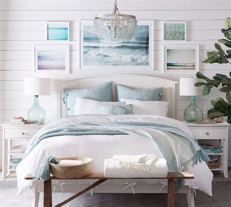 Let us know in the comments section below what your thoughts are on these diy room decor and craft ideas. Ocean Hues Beach Bedroom | Pottery Barn - Beach Home Decor ...