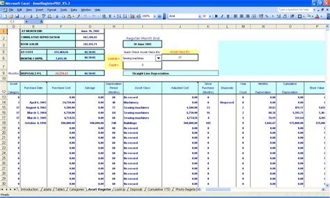 Asset Management Excel Format Download —