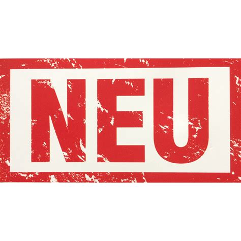 If you are updating from 1.7, this version of neu is going to be a treat. NEU Schild 19,0 x 9,8 cm aus DISPA® Stärke 3,8 mm