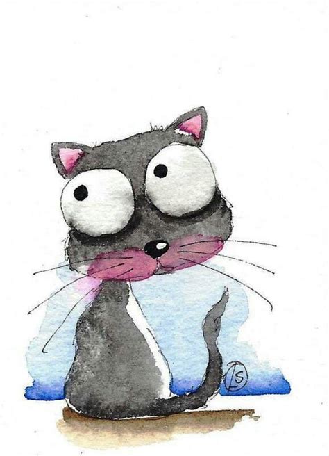 Check spelling or type a new query. Pin by Paulette Morin on cute | Watercolor cat, Whimsical ...