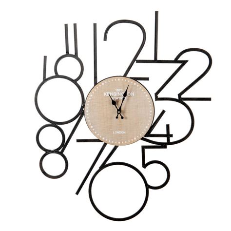 reloj de pared diseño en hierro óxido 60xx69cm