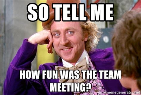 Team Meeting Meme Funny Captions Hd