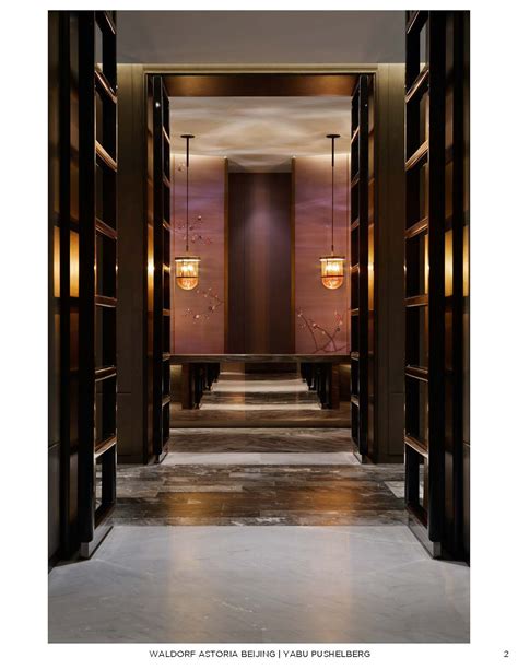 Waldorf Astoria Beijing By Yabu Pushelberg Architizer