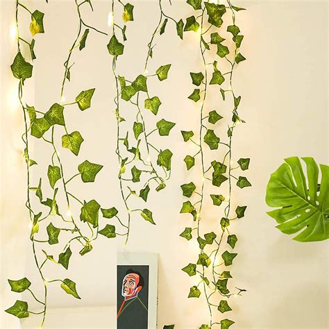 artificial ivy garland 84ft 12 strands vines hanging fake leaf etsy