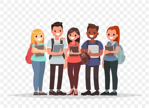 Vector Graphics Student Group Clip Art Cartoon, PNG, 800x600px, Student