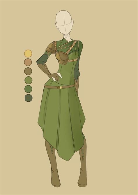 Bring energy and life to your poses! :: Commission Mar 02: Outfit Design :: by VioletKy on DeviantArt (With images) | Fantasy ...