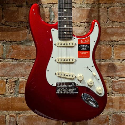 New Fender Stratocaster Electric Guitar Candy Apple Red | American Professional Sherwood Phoenix