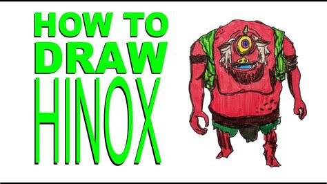 How To Draw Hinox Zelda Youtube