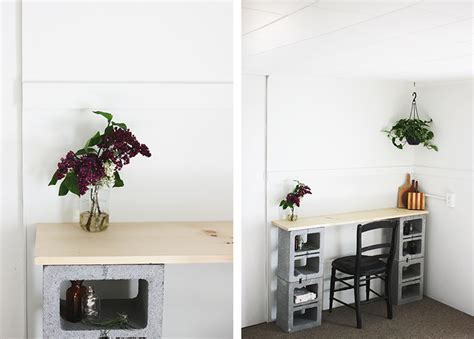 DIY Cinder Block Table - The Merrythought