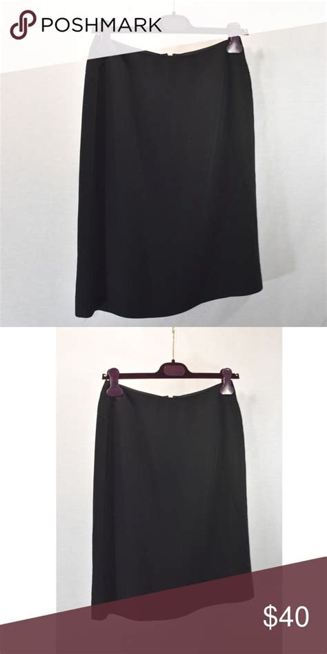 Emanuel Ungaro Knee Length Skirt Black Sz 406 Knee Length Skirt