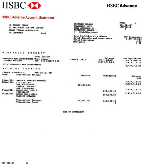 For example, a typical bank statement may show your deposits and withdrawals for a certain month. How to Get a Bank Statement Online - Fake Bank Statement