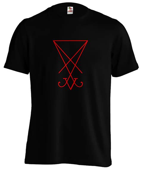 Lucifer Sigil Satan Occult Horror Witch Goth T Shirt Tee In T Shirts