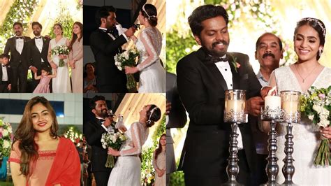 Actors balu varghese and aileena wedding dance by zama asif monika ganapathy and other celebrities. Balu Varghese Wedding Reception Video | Balu Weds Aileena ...