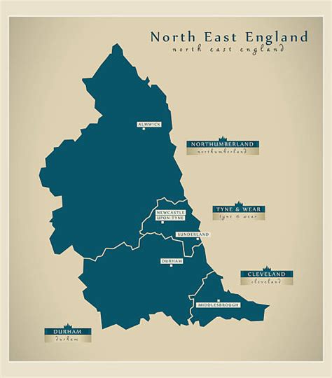 Northern England Map Illustrations Royalty Free Vector Graphics And Clip