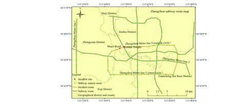 Zhengzhou Subway Route Map Download Scientific Diagram