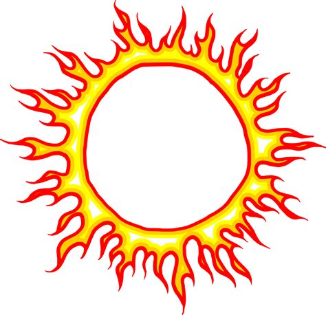 6 Cartoon Fire Circle Vector Eps Svg Png Transparent