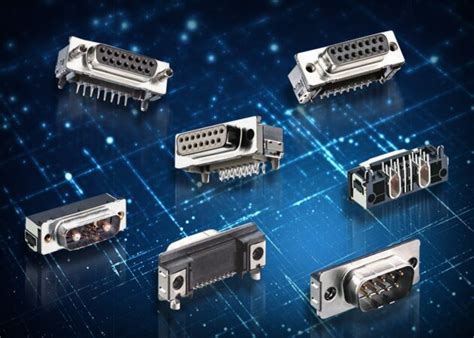 Erni D Subminiature Connectors Now Part Of Comprehensive Range From