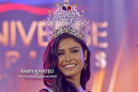 Miss Universe Philippines 2020 Is Rabiya Mateo Of Iloilo City Attracttour