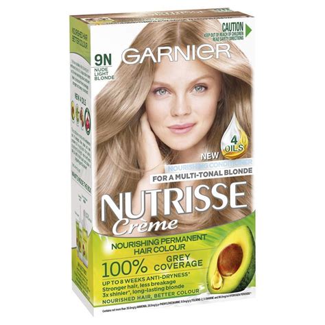 Buy Garnier Nutrisse 9n Nudes Collection Light Ash Blonde Online At