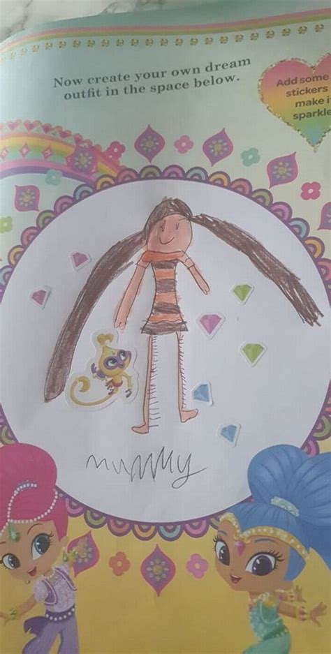Una Nena Dibujó Detalles Muy íntimos De Su Madre Durante