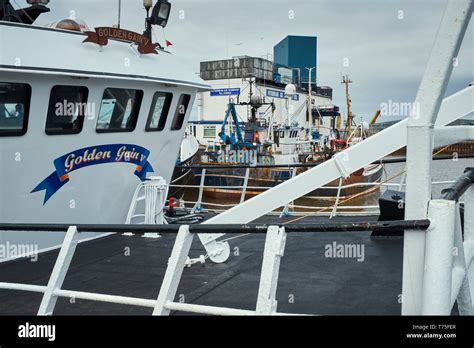 Slipway Fishing Boat Fleet Scotland Hi Res Stock Photography And Images