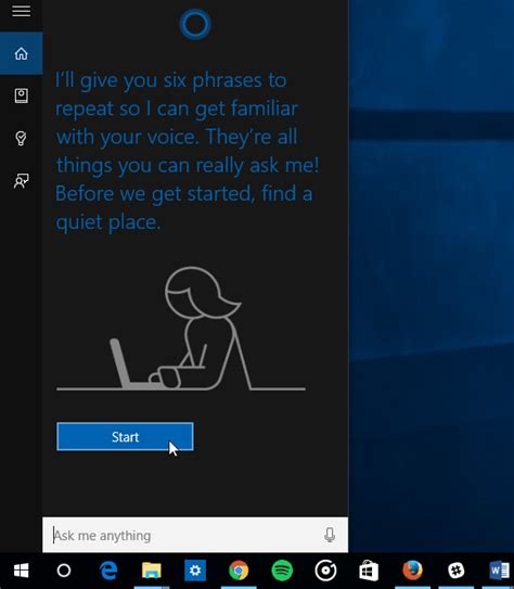 Train Cortana In Windows 10 To Learn Your Voice Better