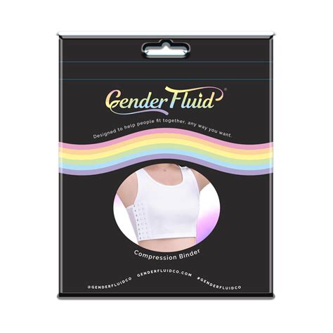 Gender Fluid Chest Binder White 3xlarge Ep Products Canada