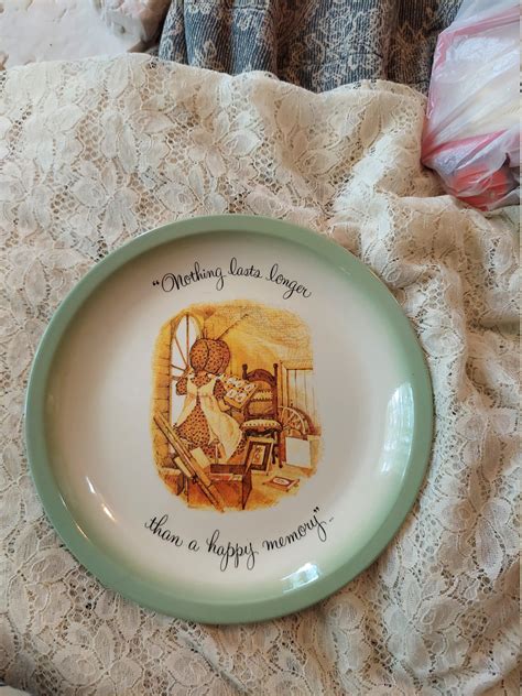holly hobbie decorative plate nothing lasts longer than a etsy in 2021 holly hobbie mini