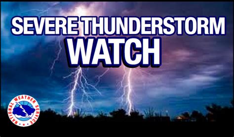 Severe Thunderstorm Watch In Effect Until 6 Am Tuesday Local News