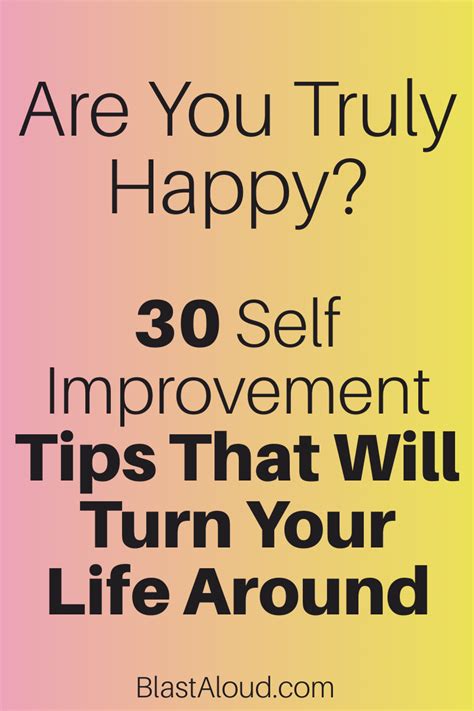 30 Easy Ways To Improve Yourself Little By Little Every ...