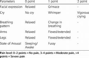  Scale For Neonates