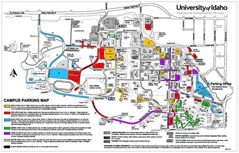 U Of Idaho Campus Map Map