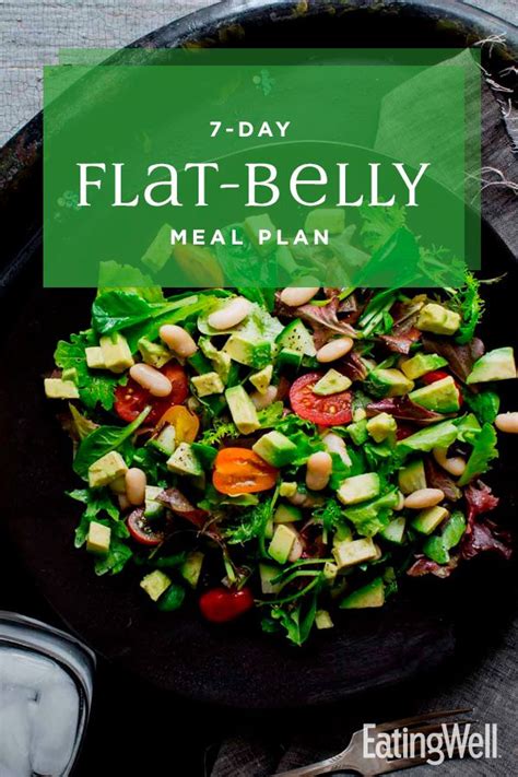 7 Day Flat Belly Meal Plan Clean Eating Meal Plan Flat Belly Foods Healthy Meal Plans